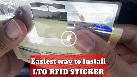 copy rfid sticker|how to replace rfid sticker.